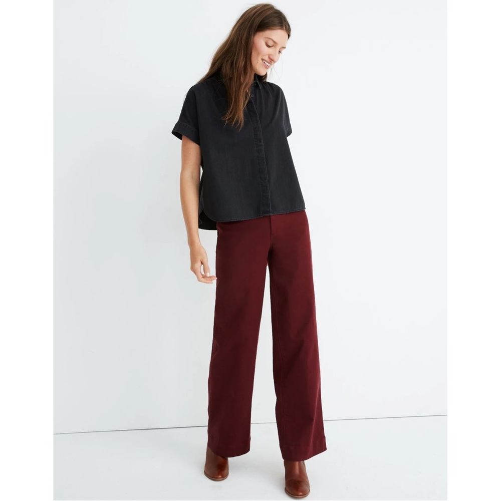 Madewell Denim Hilltop Shirt in Lunar Wash